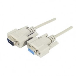 RALLONGE DB-9 M/F - 1,80M - CABLE SERIE RS232 M/F - VUE 2