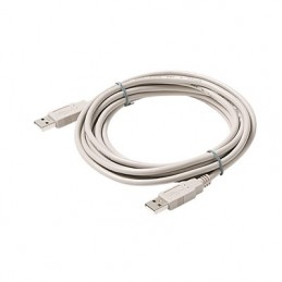 CORDON USB 2.0 TYPE A/A M/M GRIS 2,0m - cable
