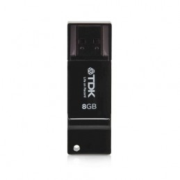 CLÉ USB 2.0 8GB TF20 T78958 NOIR CAPUCHON