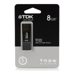 CLÉ USB 2.0 8GB TF20 T78958 NOIR CAPUCHON