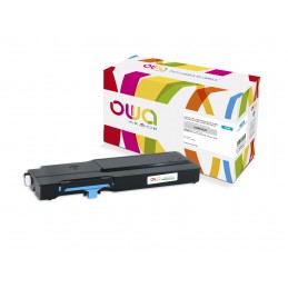ARMOR OWA K15951OW TONER LASER REMANUFACTURÉ CYAN COMPATIBLE 106R02229 XEROX© Phaser 6605 - vue plan large