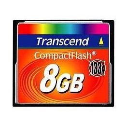 TRANSCEND 8Go - 133x Memoire Compact Flash