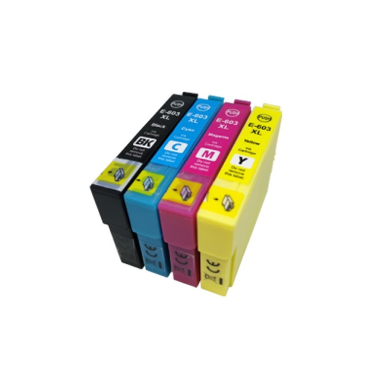 CR-T603XLPACK COMPATIBLE EPSON T603XL PACK BK/C/M/Y NO-OEM 603XL CARTOUCHE JET D'ENCRE