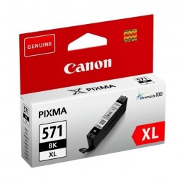 CANON CLI-571XL BK Noir Cartouche d'encre (0331C001) pour PiXMA MG5750, TS6050 - vue de trois quart