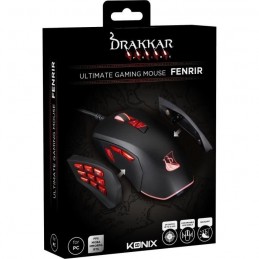 KONIX M-50 Fenrir Drakkar Souris Gaming Filaire - vue emballage