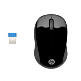 HP Pack Clavier AZERTY + souris sans fil 300 FR 2.4 GHz - 3ML04AA - Noir - vue souris de dessus