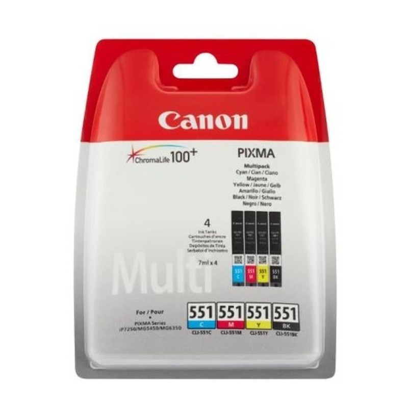 Canon PGI-2500XL Multipack Noir(e) / Cyan / Magenta / Jaune (9254B004)