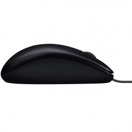 LOGITECH M90 Noir Souris filaire optique - USB (910-001793) - vue de profil