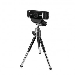 LOGITECH C922 Pro Stream Noir Webcam Full HD 1080p - USB (960-001088) - vue sur trepied