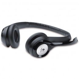 LOGITECH H390 Noir casque micro filaire USB (981-000406) - vue à plat