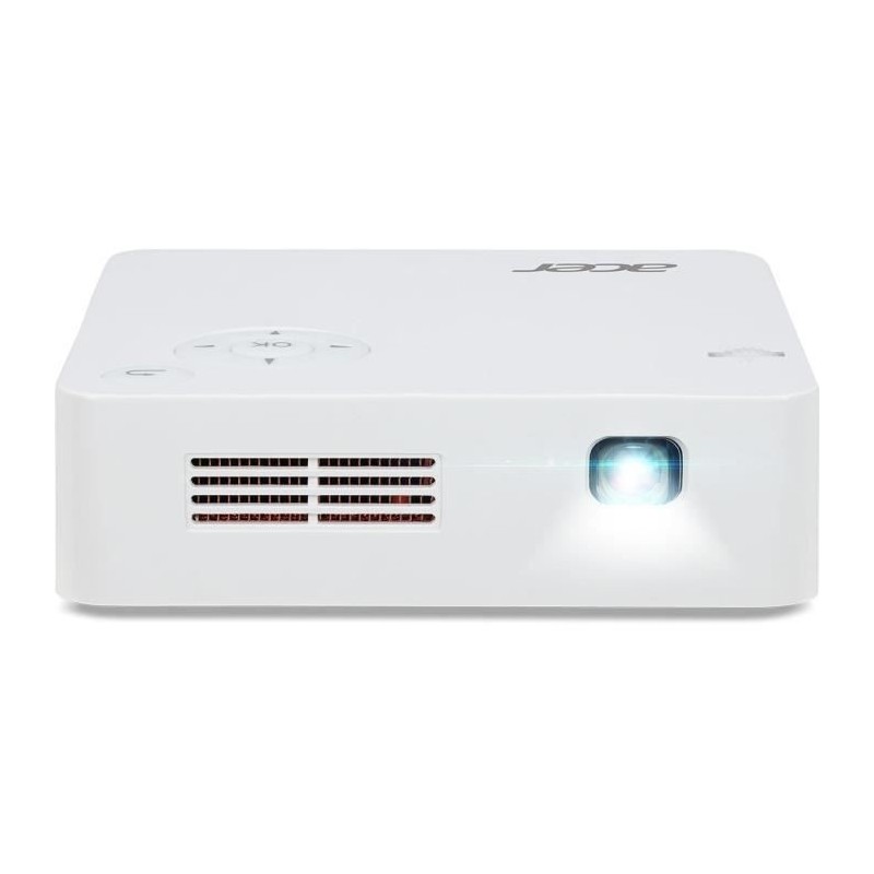 ACER C202i Blanc Vidéoprojecteur mobile LED DLP FWVGA 300 Lumens - HDMI / USB