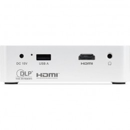 ACER C202i Blanc Vidéoprojecteur mobile LED DLP FWVGA 300 Lumens - HDMI / USB - vue de dos