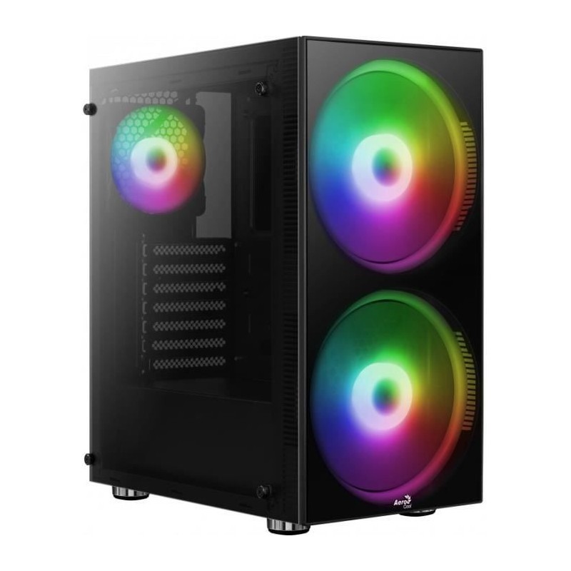 AEROCOOL Python Noir RGB Boitier PC Moyen tour Format ATX (ACCM-PB15033.11)