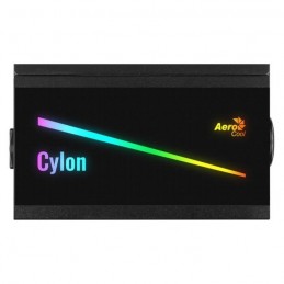 AEROCOOL Cylon RGB Alimentation PC ATX 500W 80Plus (ACPW-CE50AEC.11) - vue de profil