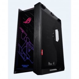 ASUS ROG Stix Helios GX601 RGB Noir Boitier PC ATX Tour Verre trempé (90DC0020-B39000) - vue de trois quart