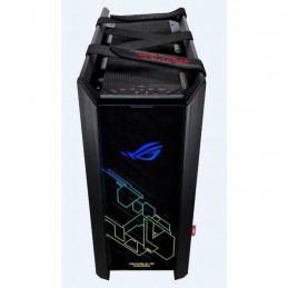 ASUS ROG Stix Helios GX601 RGB Noir Boitier PC ATX Tour Verre trempé (90DC0020-B39000) - vue connecteurs
