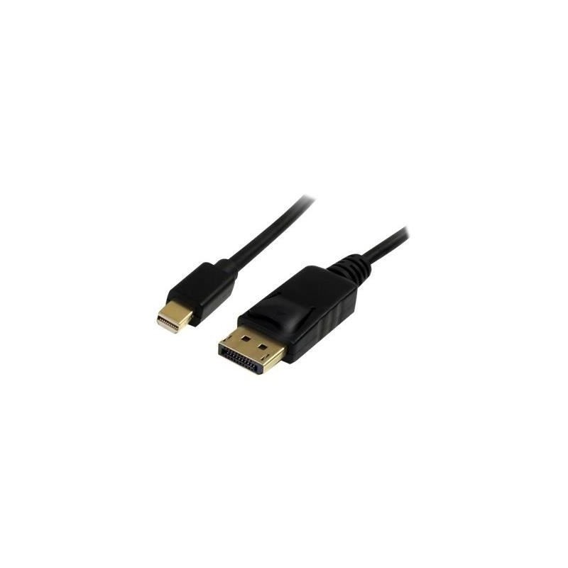 STARTECH Cable Mini DisplayPort vers DisplayPort 1.2 - Longueur 2 m - Cordon Mini DP vers DP 4K - M/M (MDP2DPMM2M)