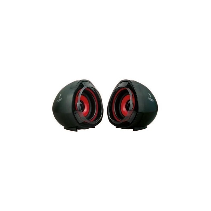 BERSERKER GAMING HATI Haut-parleurs Rouge / Noir - USB - Jack 3.5 mm