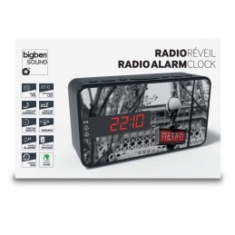 BIGBEN RR15METRO Radio-réveil - Décor métro - Sleep/Snooze