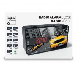 BIGBEN RR15TAXI Radio Réveil - Décor taxi - Radio FM / Buzzer - vue emballage