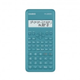 CASIO FX Junior+ Bleu Calculatrice - Primaire - écran LCD 2 lignes