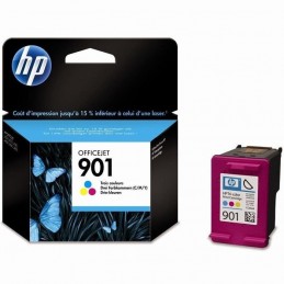 HP 901 (CC656AE) Cartouche d'encre trois couleurs authentique pour HP OfficeJet 4500/J4580