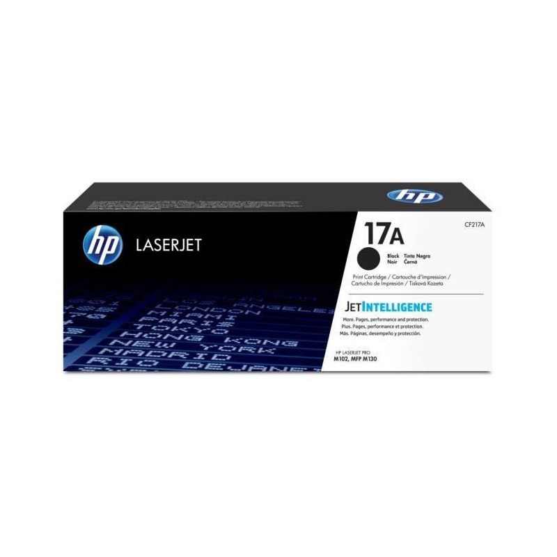 HP 17A Toner laser Noir authentique (CF217A) pour LaserJet Pro M102, M130