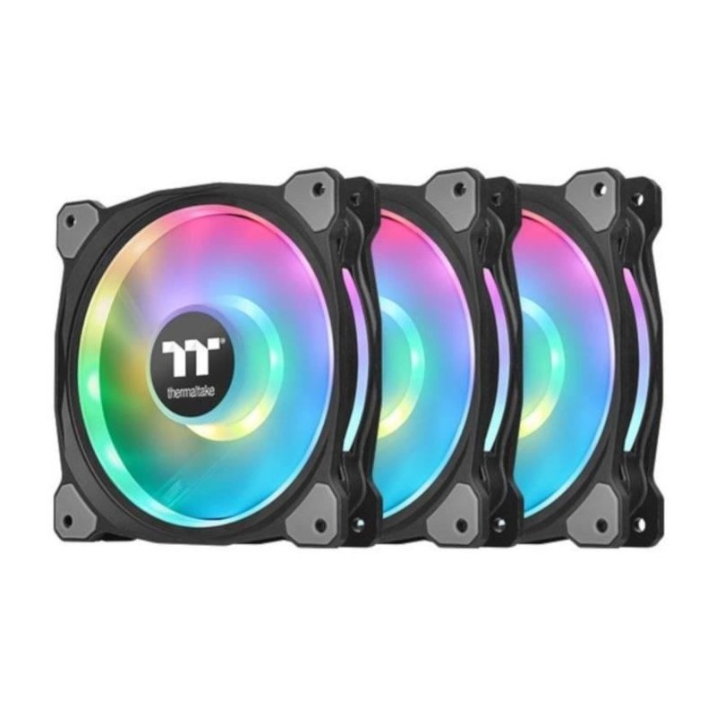 THERMALTAKE Riing Duo 14cm RGB TT Premium Ventilateur boitier PC 140mm - Pack de 3