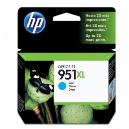HP 951XL Cyan Cartouche authentique (CN046AE) pour OfficeJet Pro 251dw, 276dw, 8100, 8600