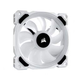 CORSAIR LL120 Pro LED RGB Ventilateur 120mm Blanc (Pack de 3) (CO-9050092-WW) - vue de trois quart