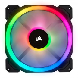 CORSAIR LL140 RGB Ventilateur 140mm PWM (Pack de 2) (CO-9050074-WW) - vue de face