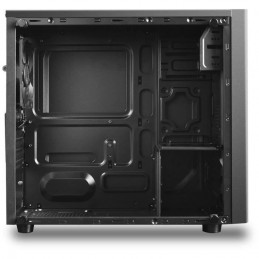 DEEPCOOL Matrexx 30 Noir Boitier PC Micro-ATX (Verre trempé) - vue profil interne