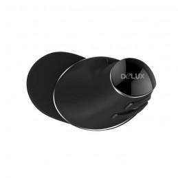 DELUX M618 PLUS Noir Souris Verticale Ergo Sans fil - vue de dessus