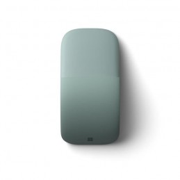 MICROSOFT Arc Vert Gris Souris sans fil Bluetooth 5.0 LE - vue de dessus