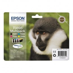 EPSON T0895 Multipack 4 cartouches encre Noir, Cyan, Magenta, Jaune