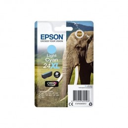 EPSON T2435 XL - Cyan Clair Cartouche d'encre Eléphant (C13T24354012) pour XP-55, XP-850