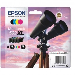 EPSON 502XL Multipack cartouches Jumelles BK/C/M/Y - NCMJ XL 502 - vue de face
