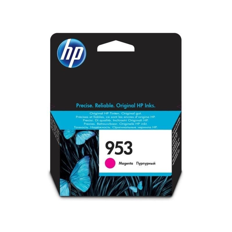 HP 953 Magenta Cartouche d'encre authentique (F6U13AE) pour OfficeJet Pro 8710, 8715, 8720