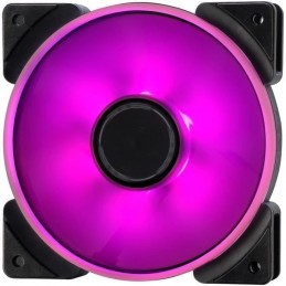 FRACTAL DESIGN Prisma AL-12 ARGB Ventilateur Boitier PC 120mm - vue ON couleur led violet