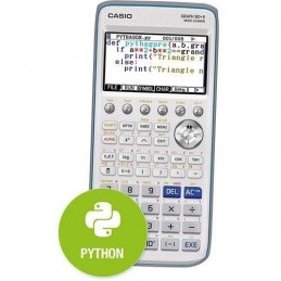 CASIO GRAPH90+E Calculatrice Graphique Mode Examen - Menu PYTHON - écran LCD 8 lignes