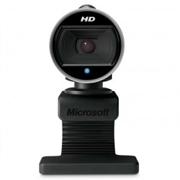 Microsoft LifeCam Cinema Webcam 1280 x 720 - Microphone intégré - filaire USB 2.0 - noir - vue de face