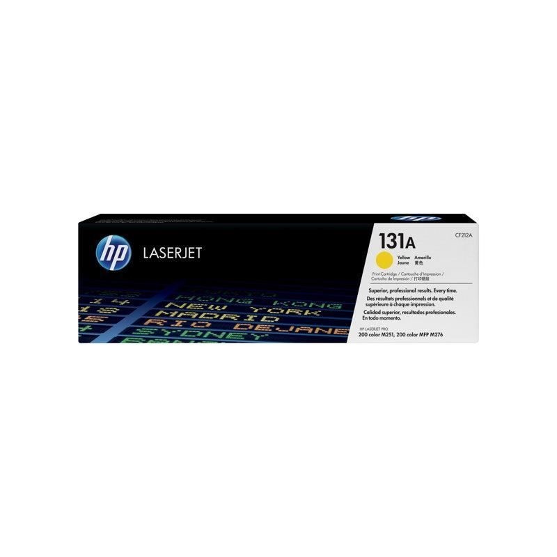 HP 131A Toner laser Jaune authentique (CF212A) pour LaserJet Pro 200 Color M251, M276