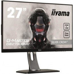 IIYAMA 27" G-Master Silver Crow GB2730QSU-B1 Ecran PC Dalle TN - 1ms - DP/DVI-D/HDMI - AMD FreeSync
