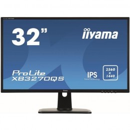 IIYAMA ProLite XB3270QS-B1Ecran PC 32" WQHD - Dalle IPS - 4ms - DisplayPort / HDMI / DVI - vue de face