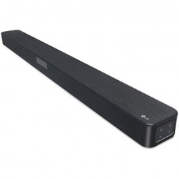 LG SL5Y Noir Barre de son 2.1 Bluetooth 400W - DTS Virtual X  - HDMI - Caisson de basses sans fil - vue de trois quart