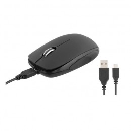 TNB MWPOWER Noir Souris sans fil Rechargeable - vue câble chargement