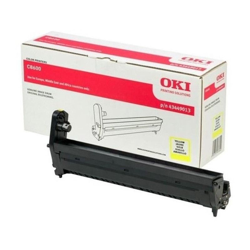 OKI 44844469 Jaune Toner Laser (30000 pages) authentique pour MC853, MC873, MC883