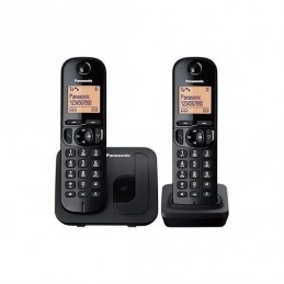 PANASONIC KX-TGC212 Pack Duo téléphone DECT noir sans répondeur