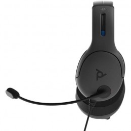 PDP LVL50 Gris Casque Gamer Filaire pour PS4 - vue de profil