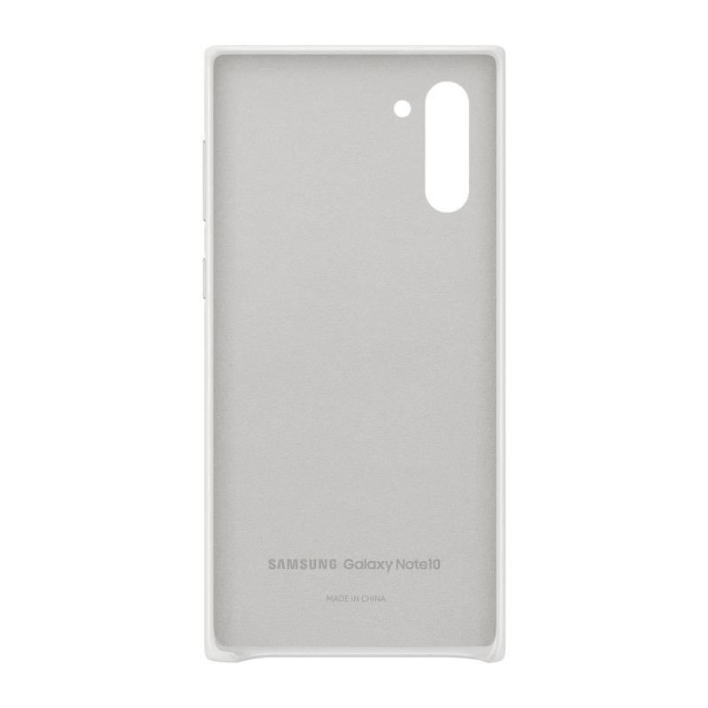 SAMSUNG Coque cuir Blanc pour Note10